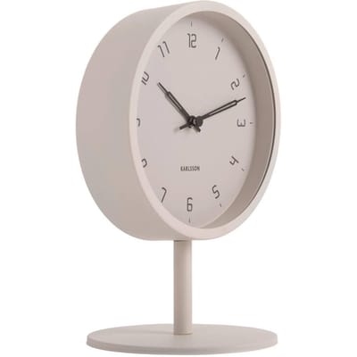 Karlsson Tafelklok Stark - Grijs - Ø15cm - Modern