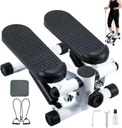Fitness stepper - Indoor trainer - Spierversterking thuis - Hydraulische demping - 42 x 35 x 21.5 cm