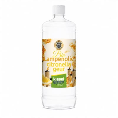 Kieselgreen Lampenolie 1 liter met citronella voor tuinlampen en fakkels voor aangename zomeravonden buiten