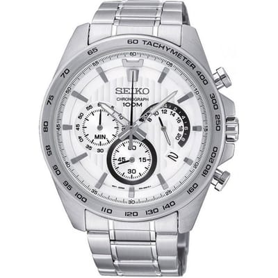 Edelstalen Seiko Chronograph | SSB297P1
