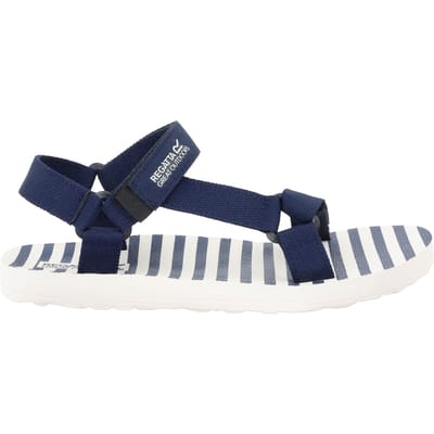 Regatta Dames/Dames Lady Vendeavour Gestreepte Sandalen (Marine, Marine)