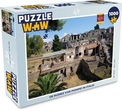 Puzzel De ruïnes van Pompeï in Italië - Legpuzzel - Puzzel 1000 stukjes volwassenen