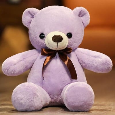 Lief Reusachtige Knuffelbeer Pluche Speelgoed Kawaii Lint Beer Kussen Schattige Grote Maat Dierlijke Beer Gevulde Poppen voor Vriendin Kerstcadeau 80cm