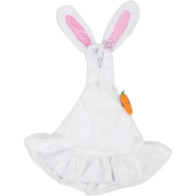Gazon Gans Kleding Pluche Schattig Lang Oor Paashaas Outfit voor Gans Wit Roze pink