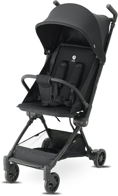 Qplay Mega Pro Buggy - Inklapbaar - Lichtgewicht Reisbuggy - Zwart