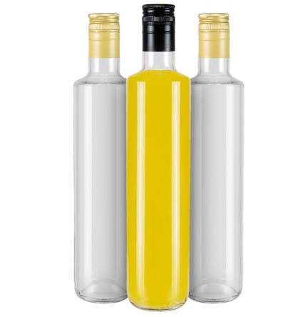 Bimberek Serie - Decoratieve Fles - Glas - 500 ml - Transparant