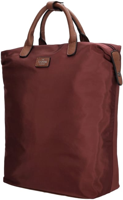 Charm London Buckingham Rugzak 15,6 inch - Laptoptas - Rugtas - Laptopvak - Werk - School - Bordeaux rood