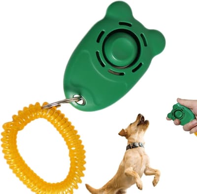 Huisdier Trainings Clicker - Hondengedragshulp Puppy Clicker - Huisdieren Trainen - Duidelijke Klik Geluid - 4.5x7x2 cm - Verschillende Kleuren