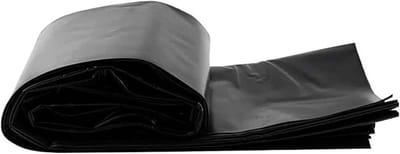 Vijverfolie HDPE - Waterdicht membraan - Vijvers Aanleggen - UV-bestendig - 3x7m - Zwart