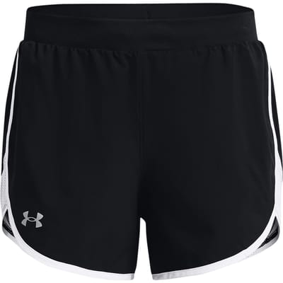 Under Armour Fly By Elite 5in Shorts Dames-Zwart,Wit
