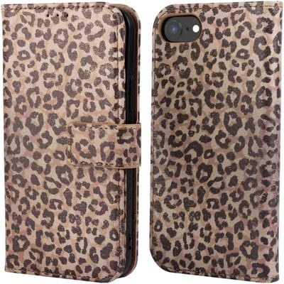 imoshion Hoesje - Geschikt voor Apple iPhone 17e / 16e - Design Bookcase smartphone - Leopard Mood