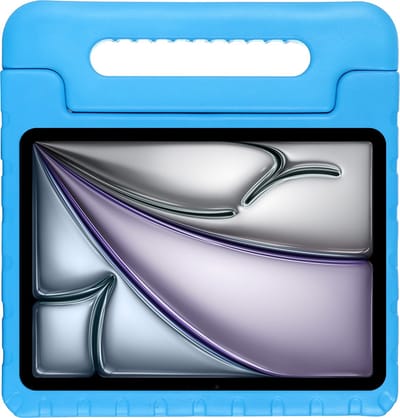 Cazy tablet Hoes Kinderen geschikt voor iPad Air 11 inch (M4 2026 / M3 2025 / M2 2024) - Kinderhoes Tablet Classic - Blauw