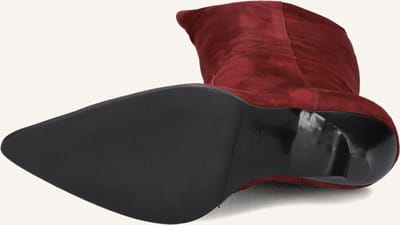 LINA LOCCHI Av 256 Laarzen - Suède - Dames - Rood - Maat 37