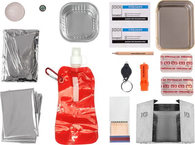 BCB Adventure Winter Emergency Kit - survival zak - compact - hersluitbaar
