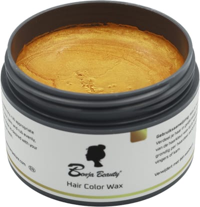 BenjaBeauty Haarwax - Haarkleuring - Haarverf - Carnaval- Halloween - Cosplay - Haarcrème - Goud