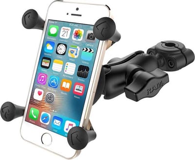 Torque™ smartphone motorspiegelset met X-Grip RAM-B-408-37-62-A-UN7U - Kort