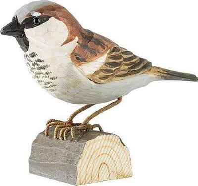 Wildlife Garden - DecoBird - Huismus uit hout - levensgroot