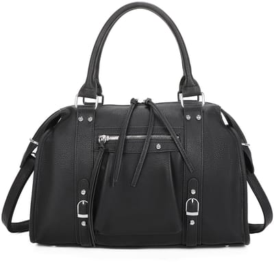 Gallantry® - Damestas - Schooltas - Werktas - Schoudertas - Handtas - Shopper - weekendtas - Mat Zwart
