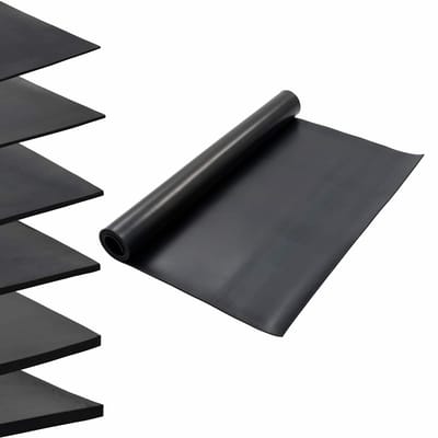 vidaXL - Vloermat - Zwart - 1,2 - x - 2 - m - Rubber