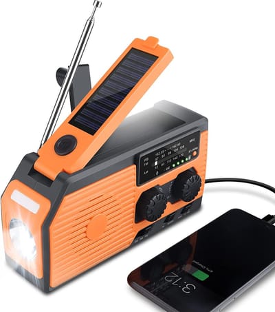 Noodradio – Solar Emergency Radio – Kamperen Outdoor Survival Radio – Powerbank – Zaklamp – Zonne Energie