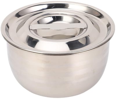 Dailygoods- Mengkom 304 Roestvrij Staal - Multifunctioneel - Deksel - Keuken - Opslag - Gemakkelijk Schoonmaken - Keukenkom