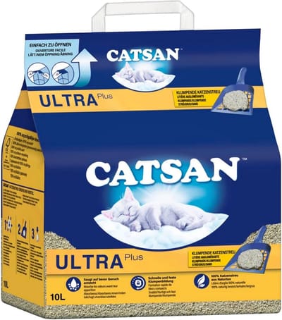 Extra Absorberend Kattenbakvulling Klontvormend - Zeer Economisch - Geur & Vochtbinding - 2x 10 Liter