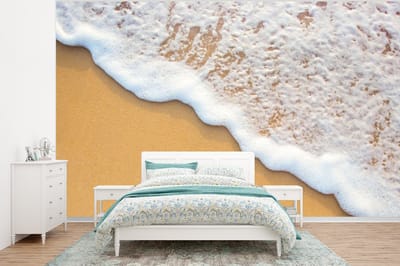 Behang - Fotobehang Strand - Water - Zee - Tropisch - Zomer - Breedte 350 cm x hoogte 260 cm