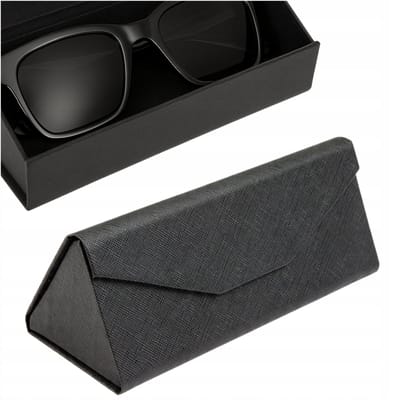 Stijlvolle opvouwbare brillenkoker met magnetische sluiting