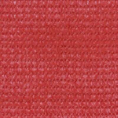 vidaXL - Balkonscherm - 120x500 - cm - HDPE - rood