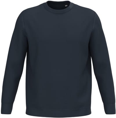 Spasso Ecologische herentrui met ronde hals SP900 - Navy Blue - S