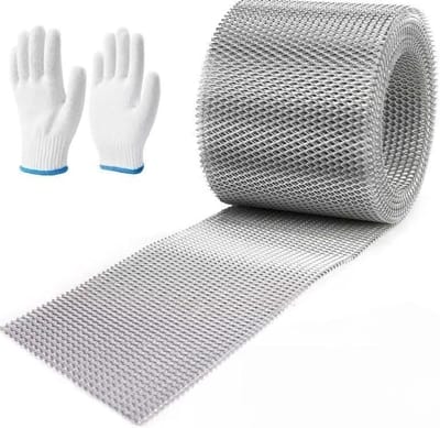 Dakgootbescherming Aluminium - Bladbescherming Goot - Voorkomt Verstoppingen - Eenvoudig Op Maat - 12.5 x 600 cm - Aluminium