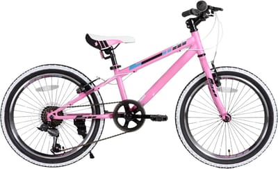 Kinderfiets – Voor kinderen 7-12 jaar – Mountainbike, 1 of 7 versnellingen – 51-61 cm, roze