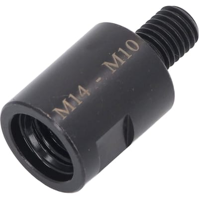 2 STuks Haakse Slijper Converter Adapter CVR Staal Vrouwelijk naar Mannelijk Haakse Slijper Interface Connector Adapter M14 naar M10