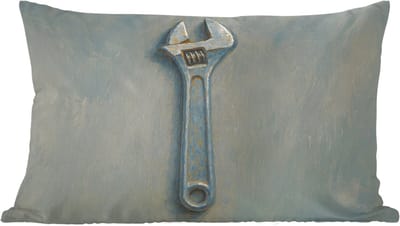 Sierkussens - Kussentjes Woonkamer - 60x40 cm - Moersleutel - Gereedschap - Verf