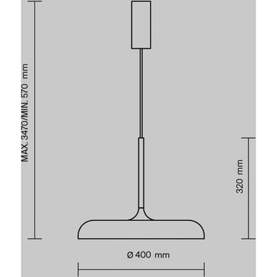 Maytoni LED hanglamp Gerhard, Ø 40 cm, wit, metaal