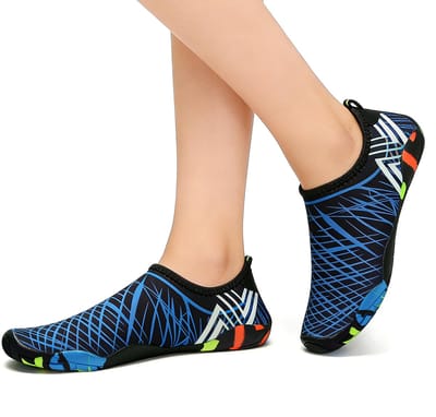 Barefoot Schoenen - 2XS - Maat 35 - Lengte 22 cm - Waterschoenen - Aquashoes - Afzwemschoenen - Zwemles - Dames & Heren - Fitness - Sportschoenen - Waterschoenen voor heren en dames - snel drogende zwemsokken - zwembadschoenen - strandschoenen