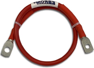 Accukabel 10 mm² - Autokabel Batterij kabel - Voertuig Elektronica - Kant-en-klaar met krimpkous - 700 cm - Rood