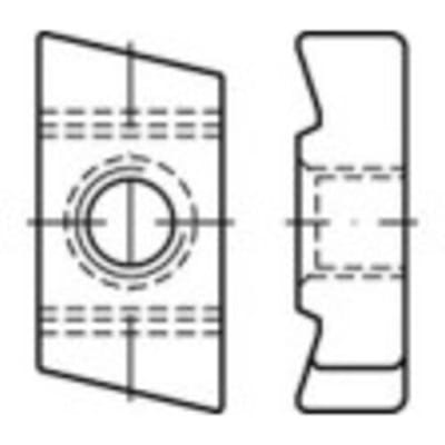 TOOLCRAFT 161566 Schroefplaten voor hamerkopschroeven M5 Staal Galvanisch verzinkt 100 stuk(s)