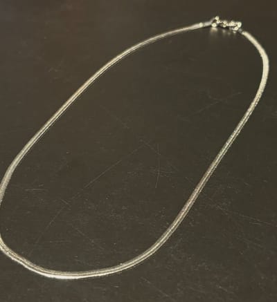 Zilverkleurige No-Fade Waterproof Snake Chain Ketting - 316L RVS