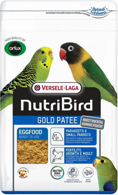 Versele-Laga Nutribird Gold Patee Parkieten En Kleine Papegaaien - Vogelvoer - 10 kg