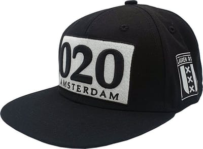 Lauren Rose Amsterdam 020 Pet – Snapback Cap Heren & Dames – Zwart – Streetwear Cap – One Size