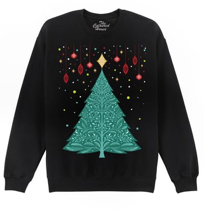 Kerstboom Christmas Night Vintage Tree The Coloured House Sweater S