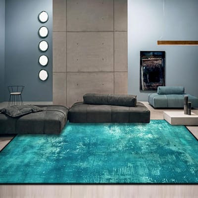 Donkerblauw Abstract Tapijt Woonkamer Gemakkelijk Schoon Maken Decoratie Banktafel Vloerkleden Groot Oppervlak Slaapkamer Garderobe Vloermat Antislip 80*160cm
