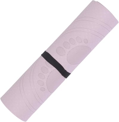 Springmat voor Kinderen - Oefenmat Gymmat - Thuis Fitness - Schokabsorberend Antislip - 61 x 44 cm - Paars