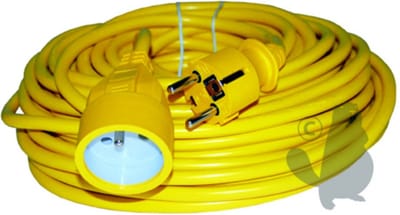Elektrisch verlengsnoer PVC - Lengte: 40 m 3 × 1,5mm2