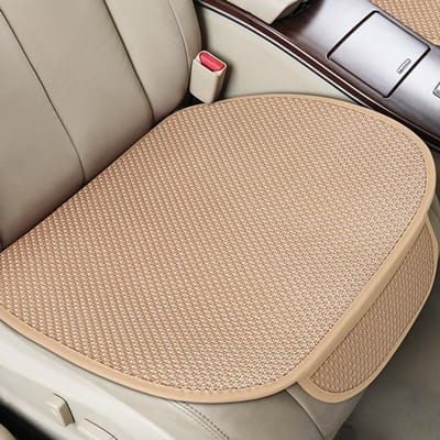 Autokussen Winterwarmte en zomer Ijszijdekussen Universele ijzige zachte en ademende autostoelset 1pc-front seat cushion