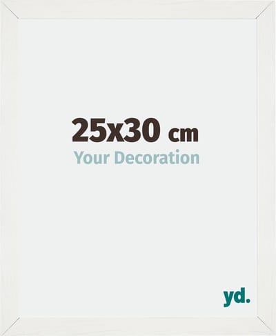 Your Decoration - Fotolijst 25x30 cm - MDF - Wit Geveegd - Mura