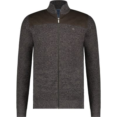 Fellows United Vest rough twill details Brown (32.1114 - 140)