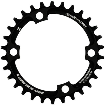 Leonardi Racing Daisy Asymmetric 96 Bcd Kettingblad Zwart 30t