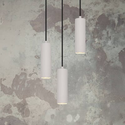 TRIO SOKA - Hanglamp - Grijs warm - excl. 3x GU10 5 W - Plafondbevestiging - In hoogte verstelbaar
